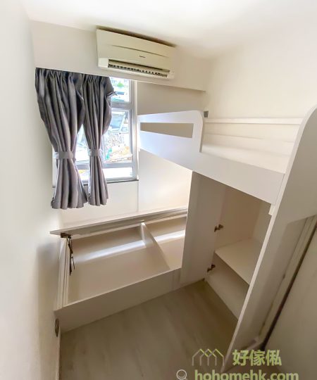 睡房的L形碌架床/上下格床/組合床