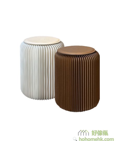 牛皮纸伸缩凳 (圆凳款/长凳款)