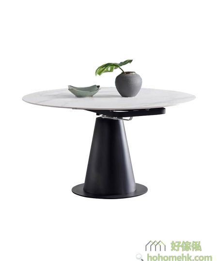 TiaR旋转变形岩板圆餐枱 (#607款)