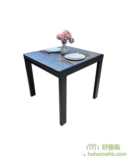 Roland方形岩板伸缩餐枱