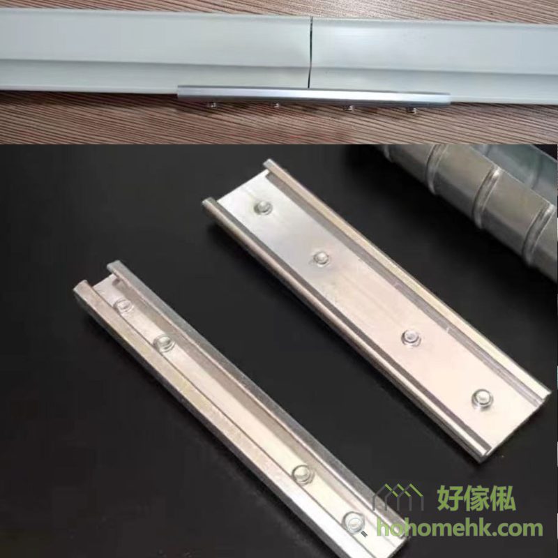 所有运费默认为顺丰到付。由于运输限制，所有长度超过2。5米的窗帘轨道将会对裁一半，配有连接片组装。