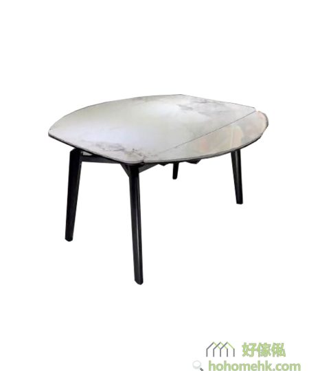 Sandy 1.35*85*75 圆形岩板伸缩餐桌 (M82款)