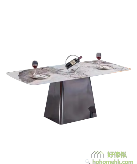 Fatima岩板餐桌 (中立梯型脚#829款)