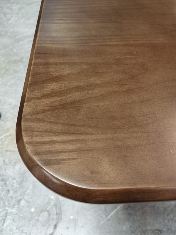 工廠實拍：Dipto實木折叠餐枱，胡桃木色，1400mm