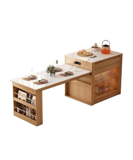 Leila 岛台餐枱一体伸缩枱