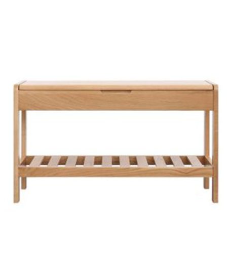 Stephanie全实木储物换鞋凳