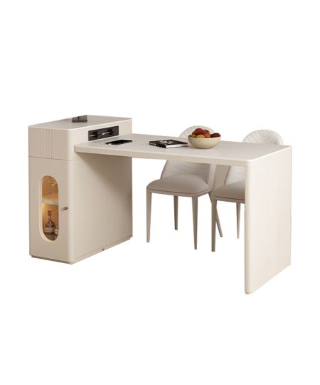 Axel 岩板餐岛一体伸缩餐枱