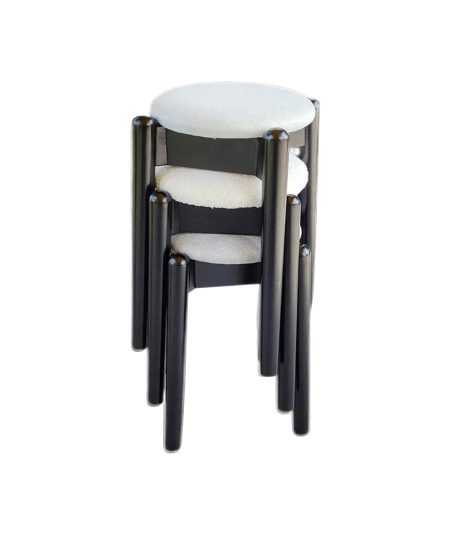 Mateo 实木叠放圆凳