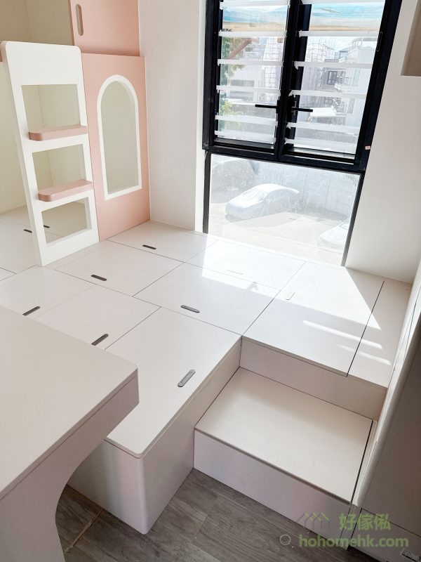 完工相大放送，讓你多角度欣賞兒童房訂造傢俬的每個角落！